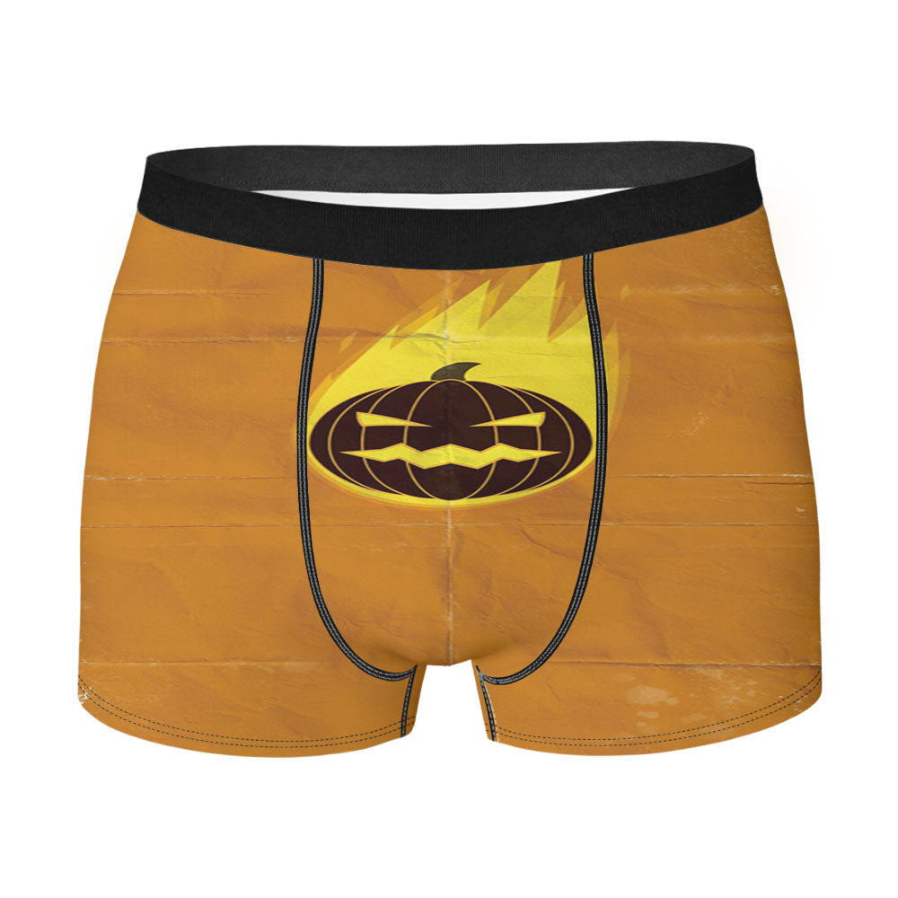 Hobgoblin Pumpkin Spiderman Minimalist Paper Men's Boxer Briefs
