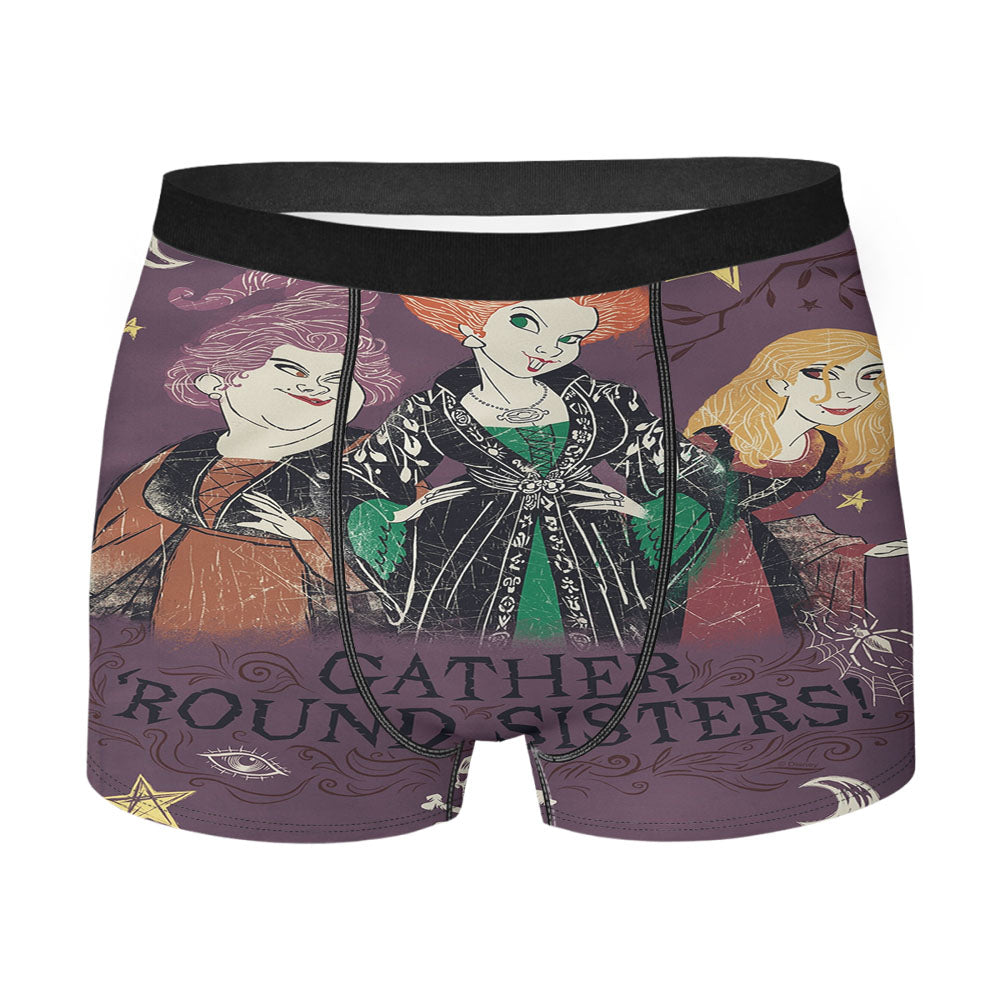Hocus Pocus Gather Round Sisters Men's Boxer Briefs