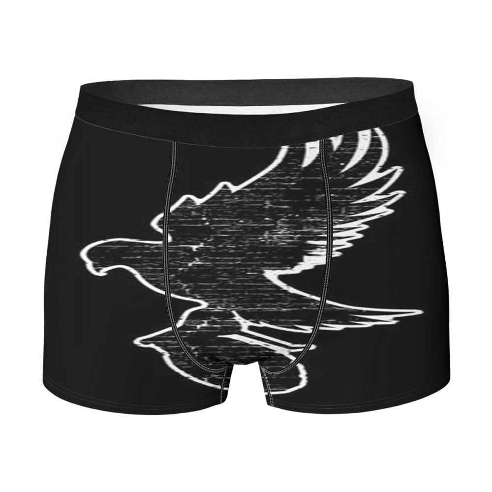 Hollywood Undead Bird Logo Black White Men's Boxer Briefs