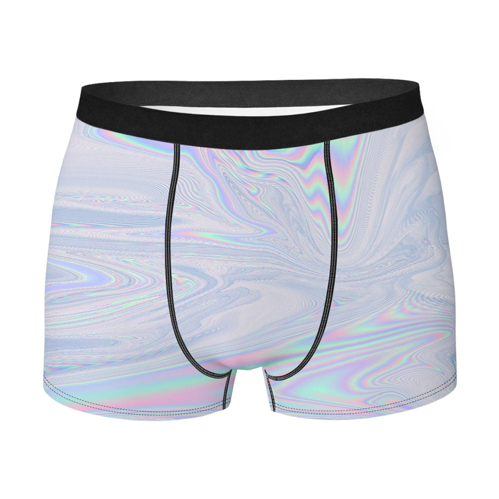 Holographic Tumblr Trippy Aesthetics Men's Boxer Briefs