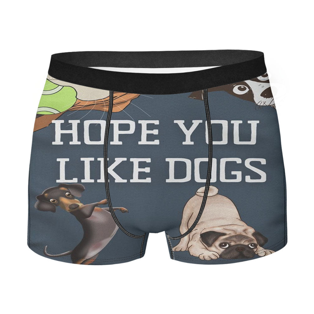 Hope You Like Dogs Men's Boxer Briefs
