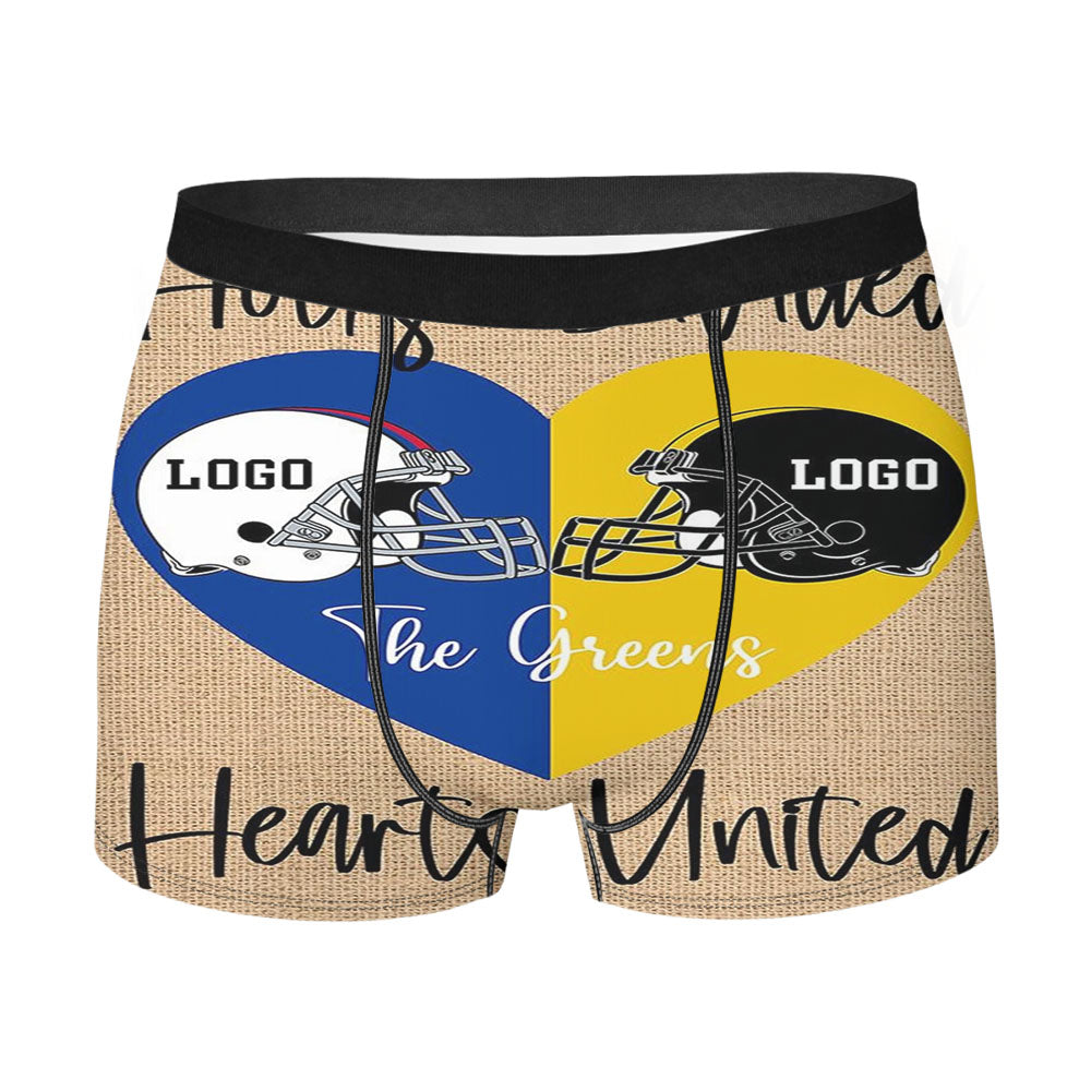 House Divided Hearts United Men's Boxer Briefs