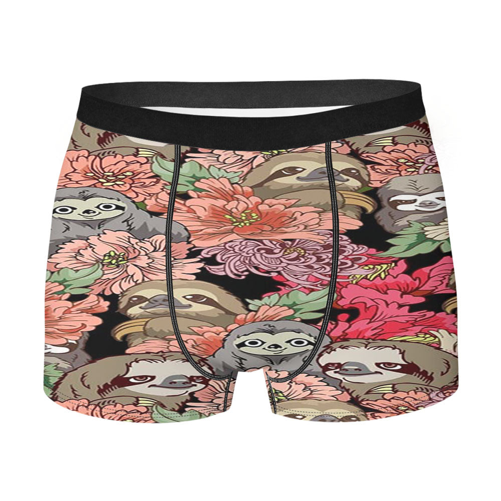Huebucket Because Sloths Men's Boxer Briefs