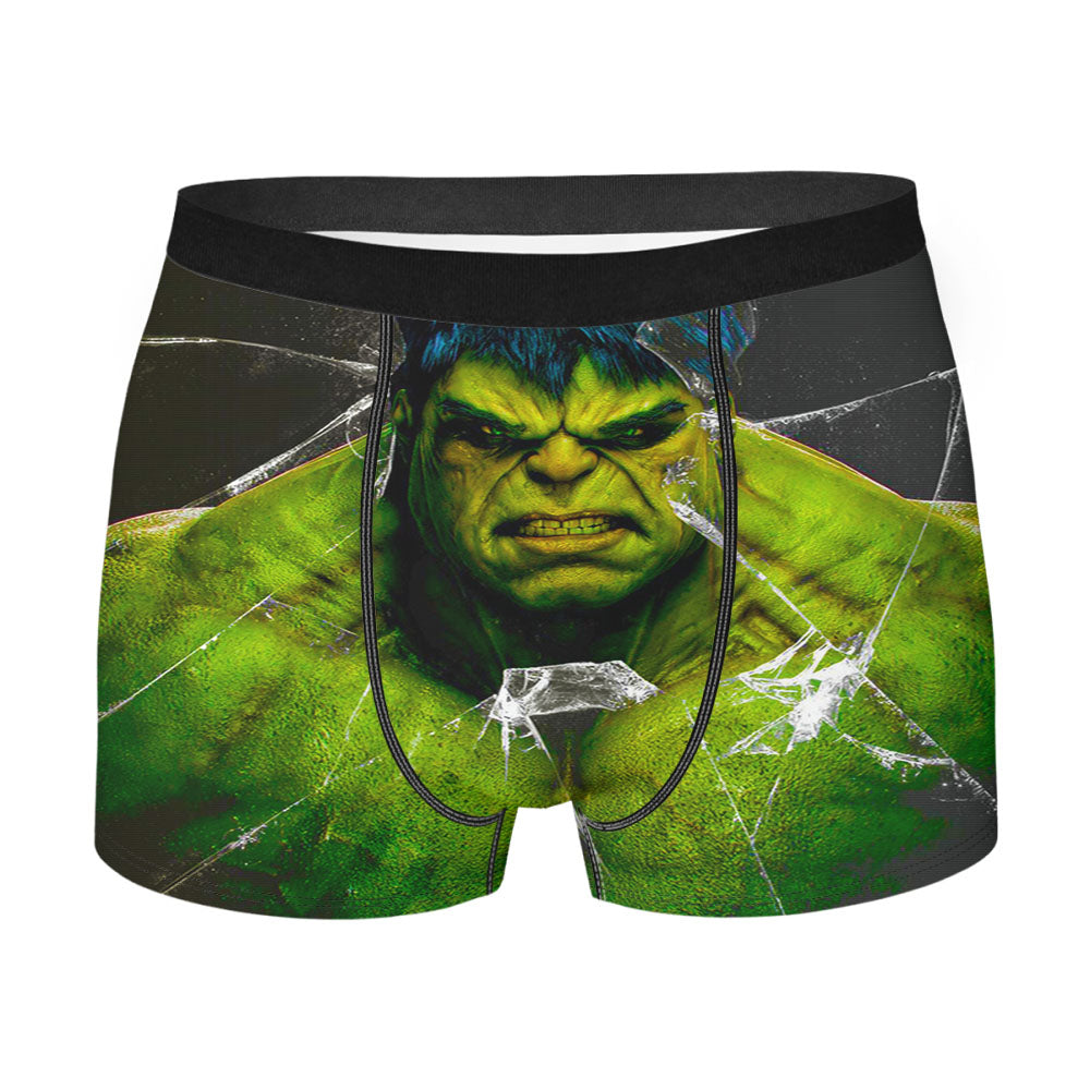Hulk Broken Glass Men's Boxer Briefs