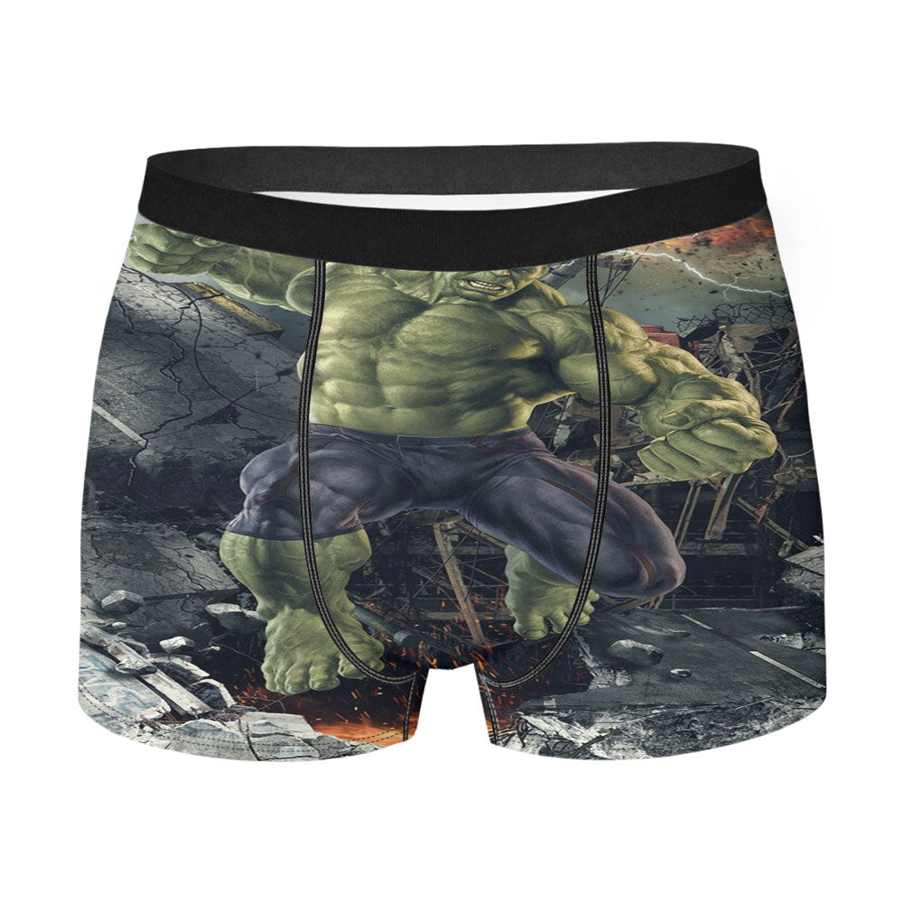 Hulk Giant Spirtle Men's Boxer Briefs