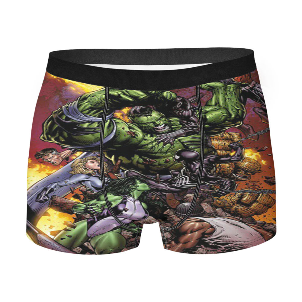 Hulk Marvels Fighting Men's Boxer Briefs