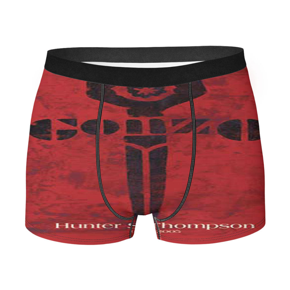 Hunter S Thompson Gonzo Red Men's Boxer Briefs