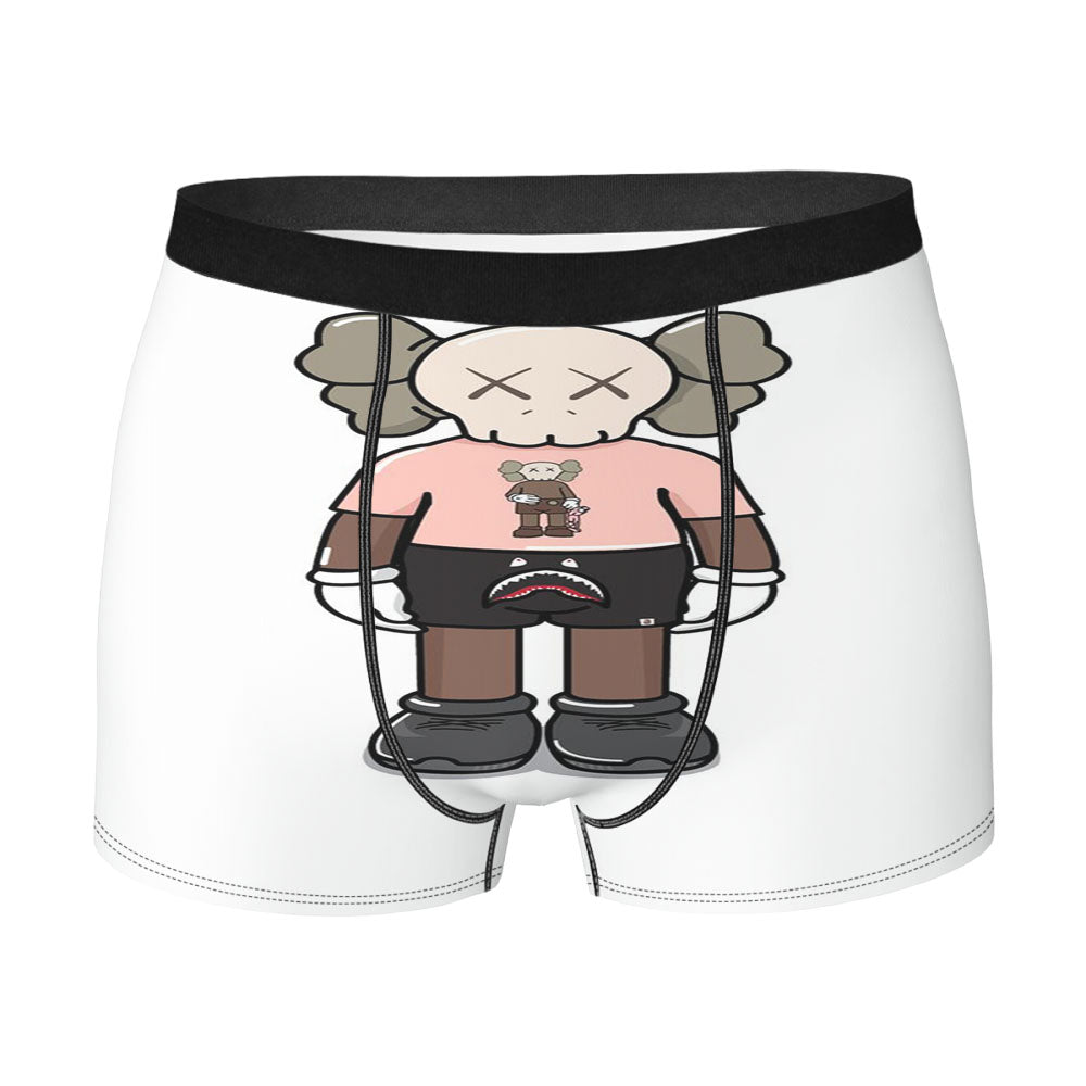 Hype Doll Kaws Style Illustration Men's Boxer Briefs