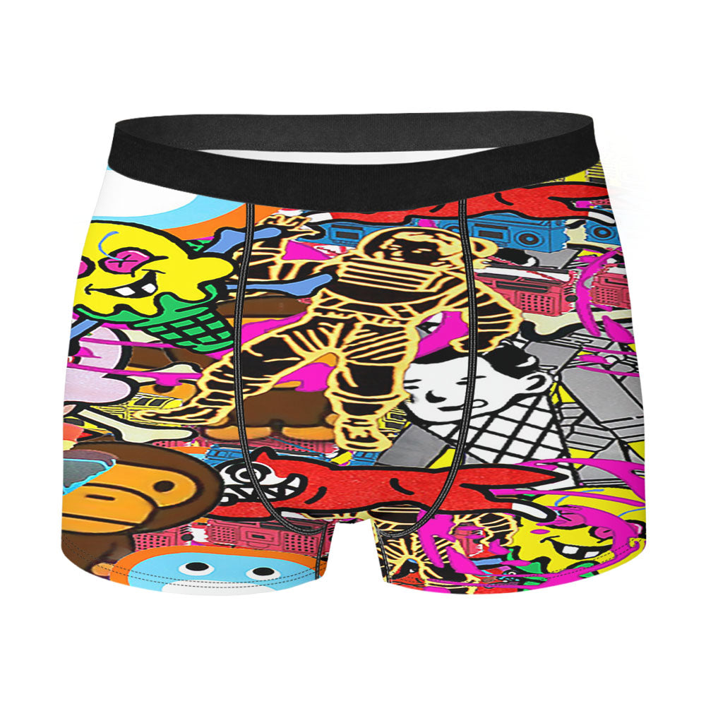 Hype Patch Pattern Men's Boxer Briefs