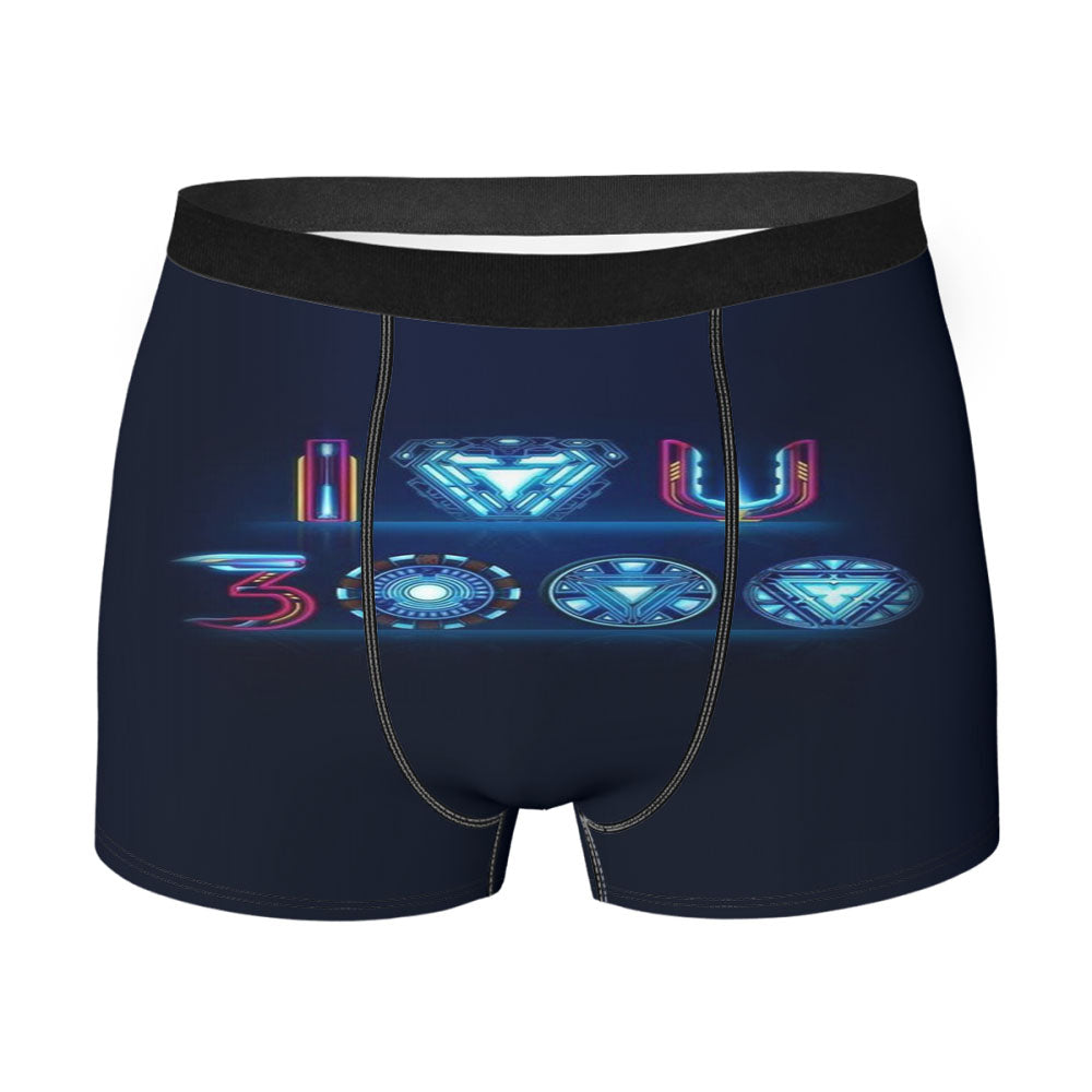 I Love You 300 Iron Man Art Men's Boxer Briefs