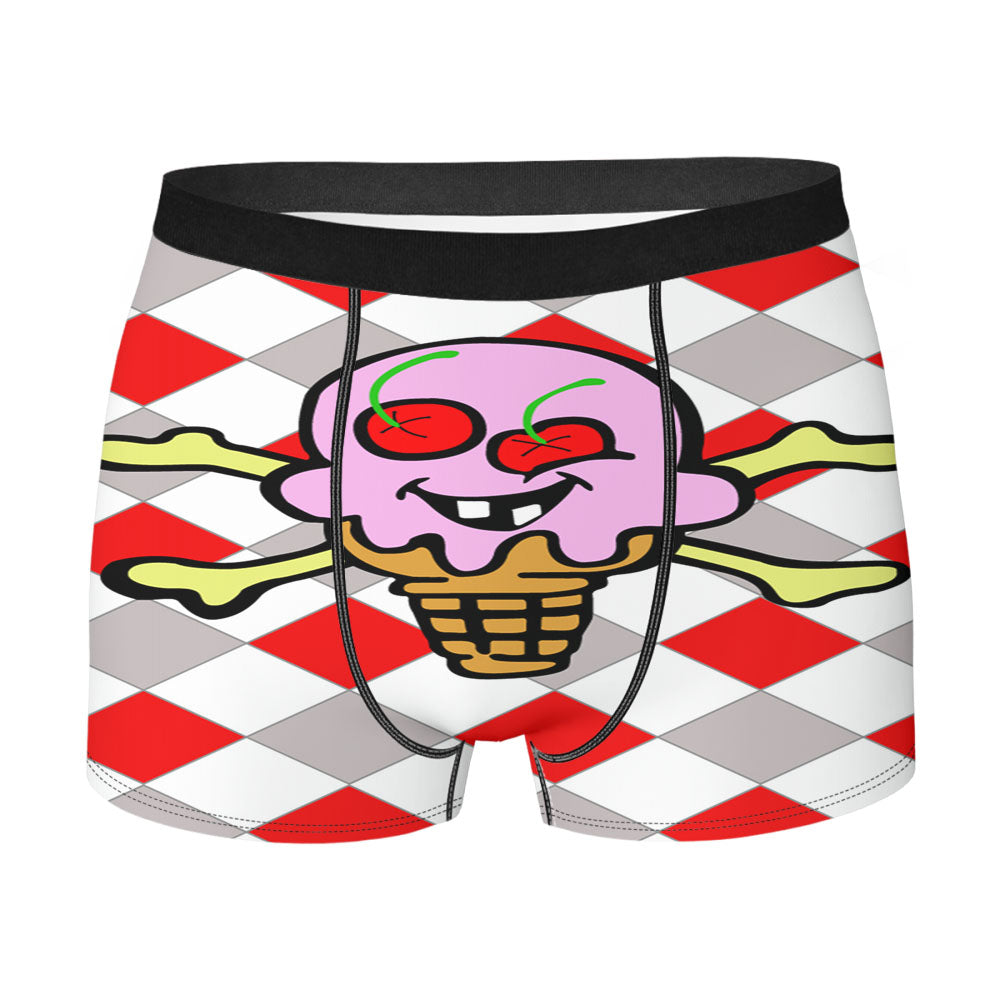 Iceream Pattern Square Hype Men's Boxer Briefs