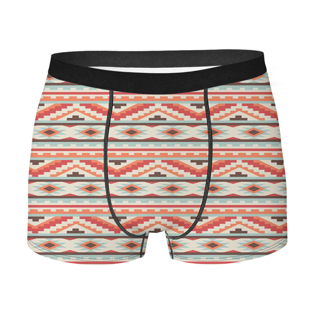 Indian Pattern Style Men's Boxer Briefs