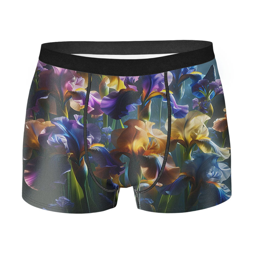Iris Flowers Men's Boxer Briefs