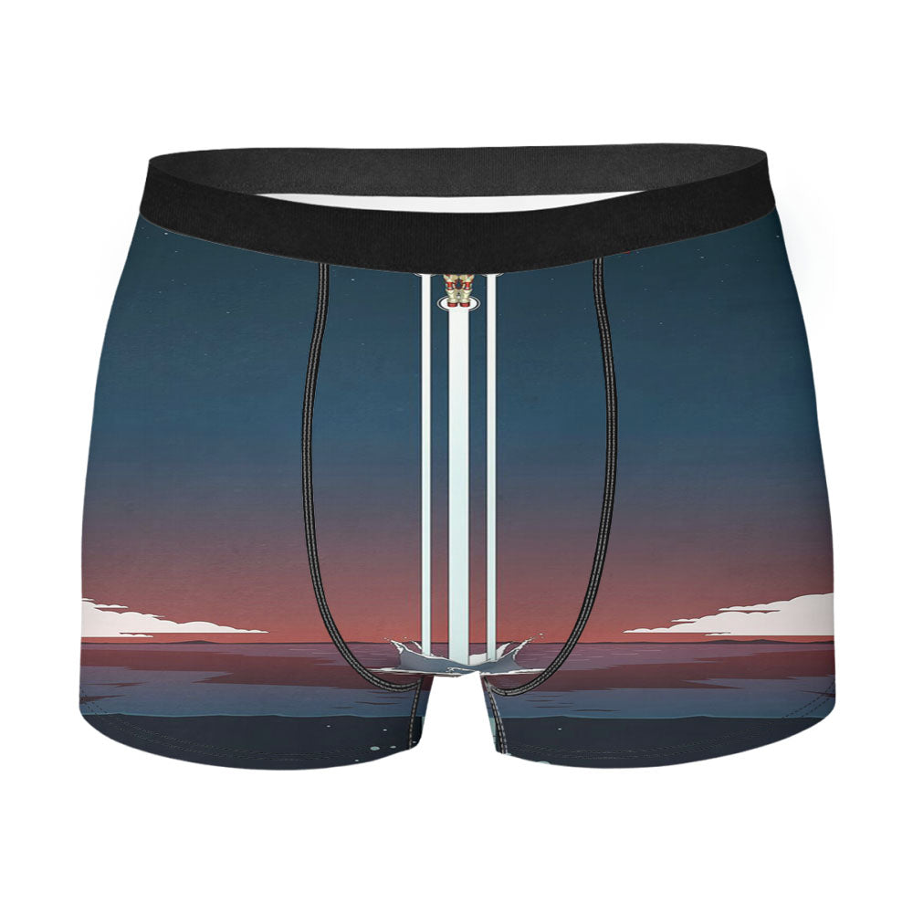 Iron Man Cartoon Men's Boxer Briefs