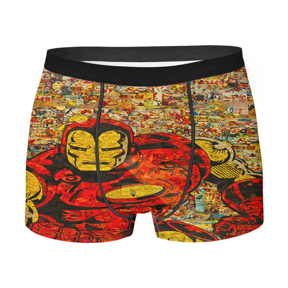 Iron Man Comic Men's Boxer Briefs