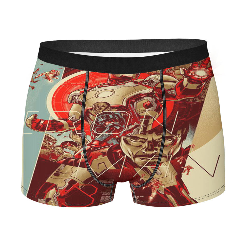 Iron Man Costum Men's Boxer Briefs