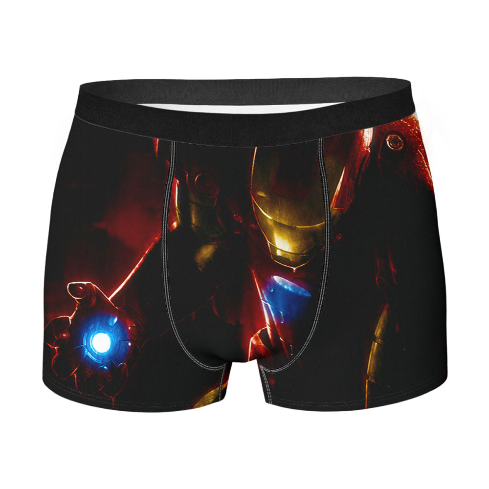 Iron Man Give Me Power Men's Boxer Briefs