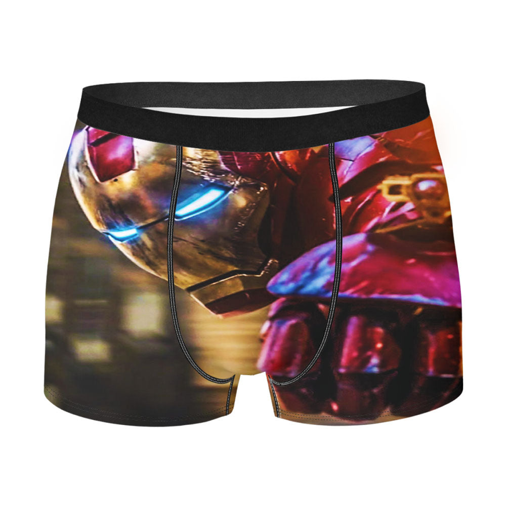 Iron Man Gun Shot Men's Boxer Briefs