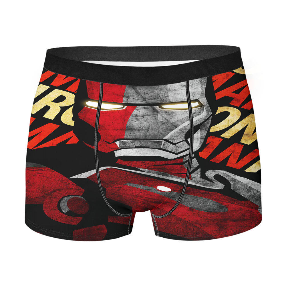 Iron Man Minimalistic Men's Boxer Briefs