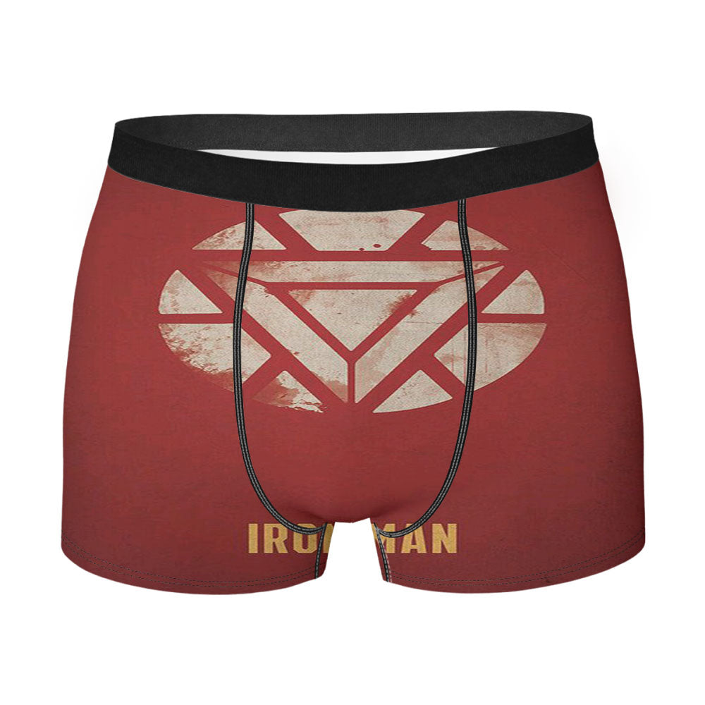 Iron Man Red Logo Men's Boxer Briefs