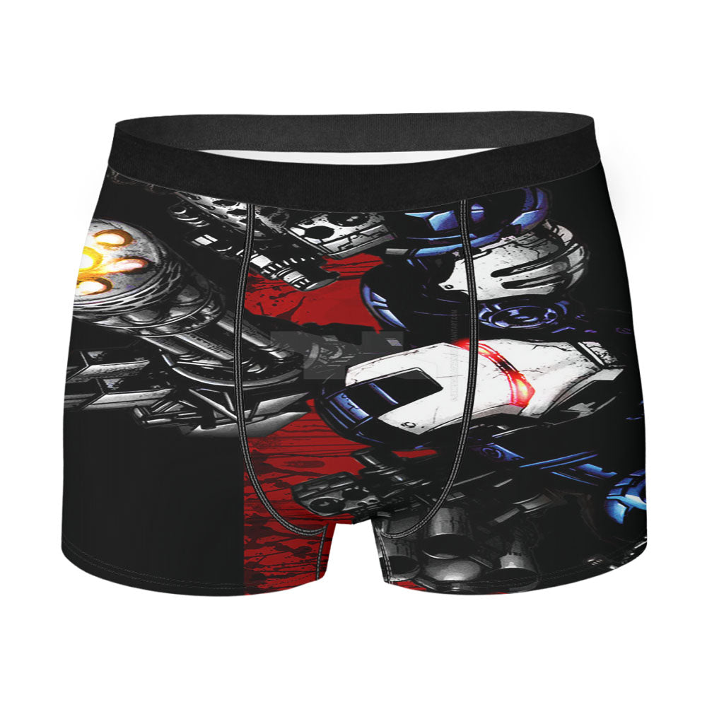 Iron Man War Machine Black Men's Boxer Briefs