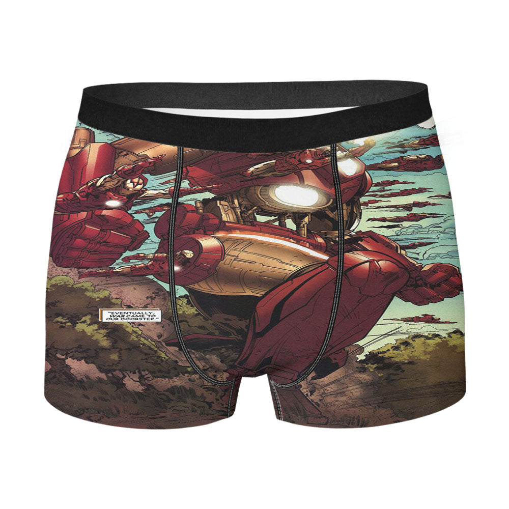 Iron Man Watch Men's Boxer Briefs