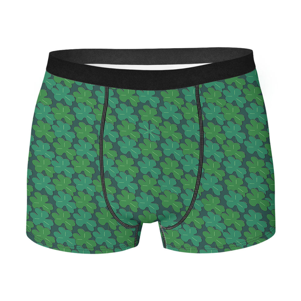 Isometric St Patricks Day Pattern 03 Men's Boxer Briefs