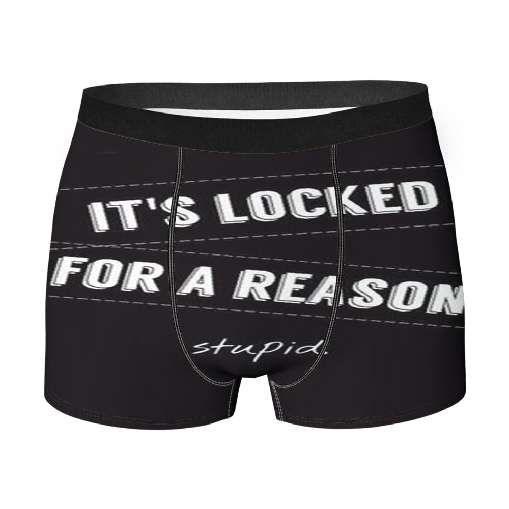 Its Locked For A Reason Men's Boxer Briefs