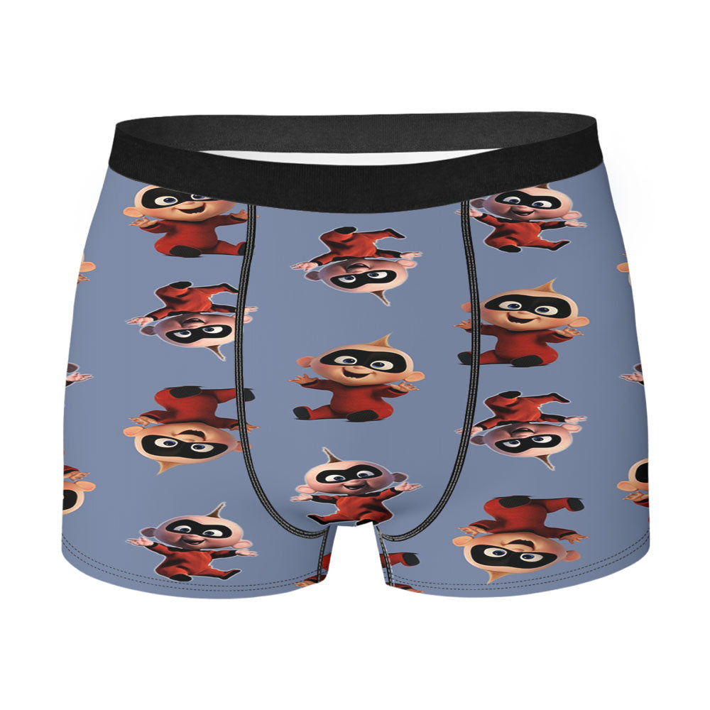 Jack Jack Incredibles 2 Pattern Art Men's Boxer Briefs