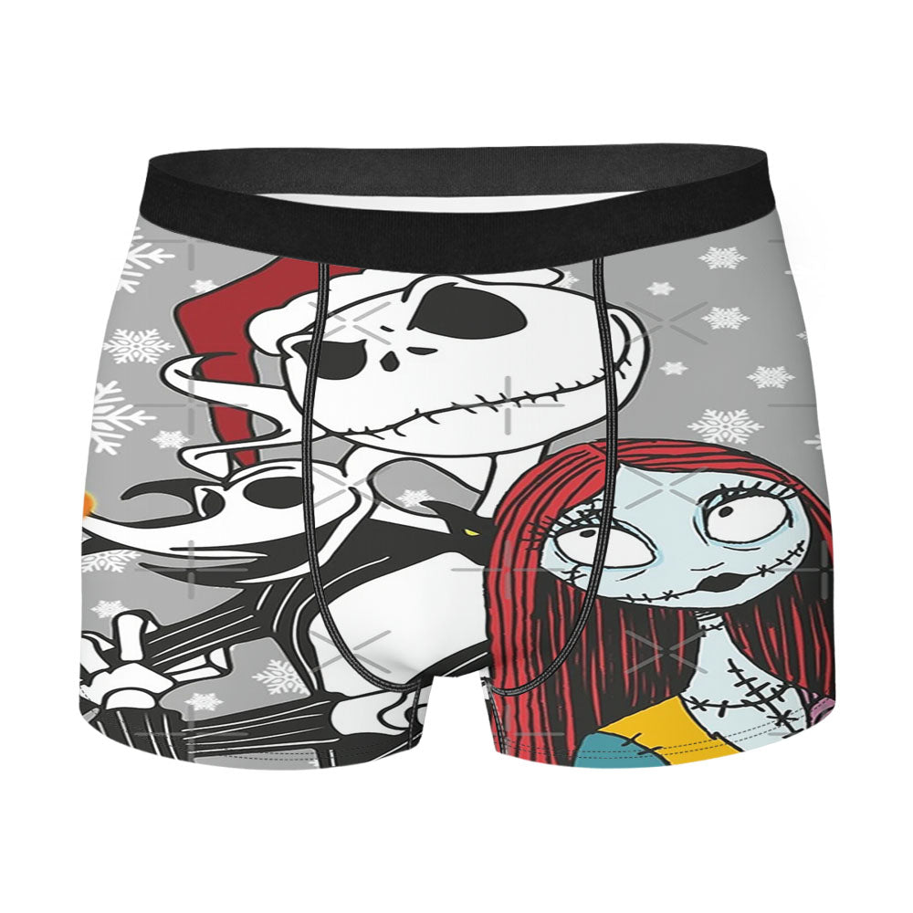 Jack Skellington, Zero And Sally - The Nightmare Before Christmas Men's Boxer Briefs