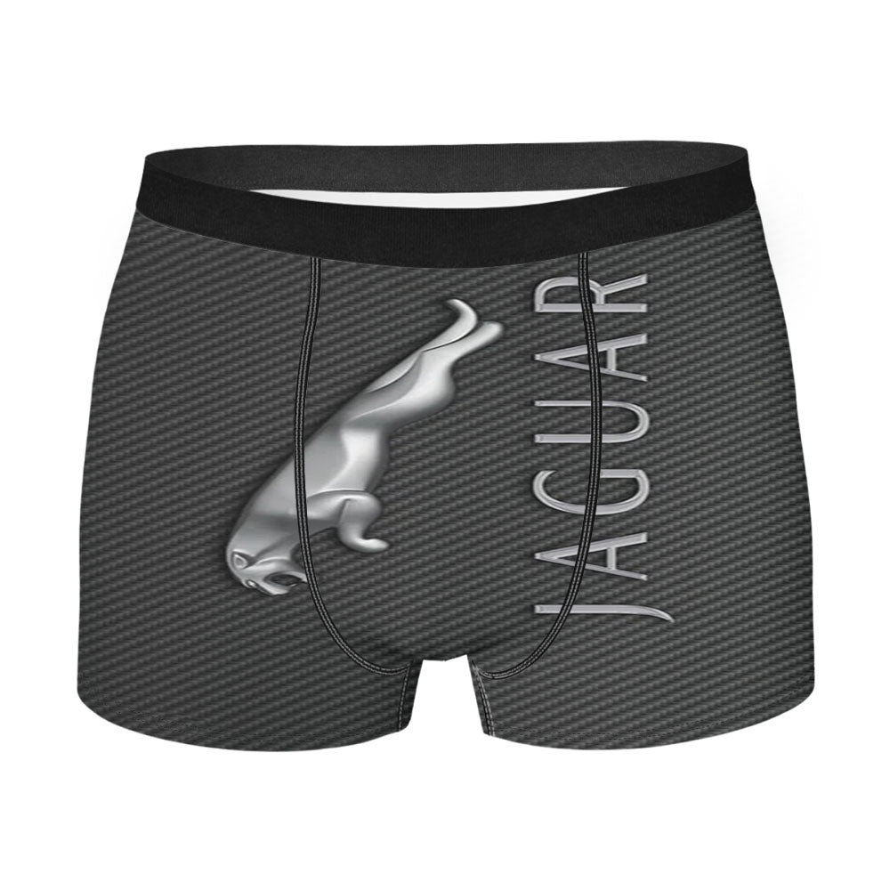 Jaguar Logo Carbon Men's Boxer Briefs