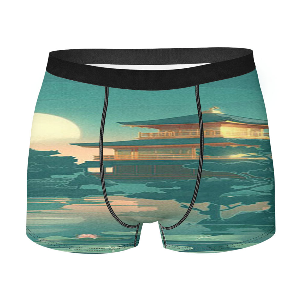 Japanese Art Men's Boxer Briefs