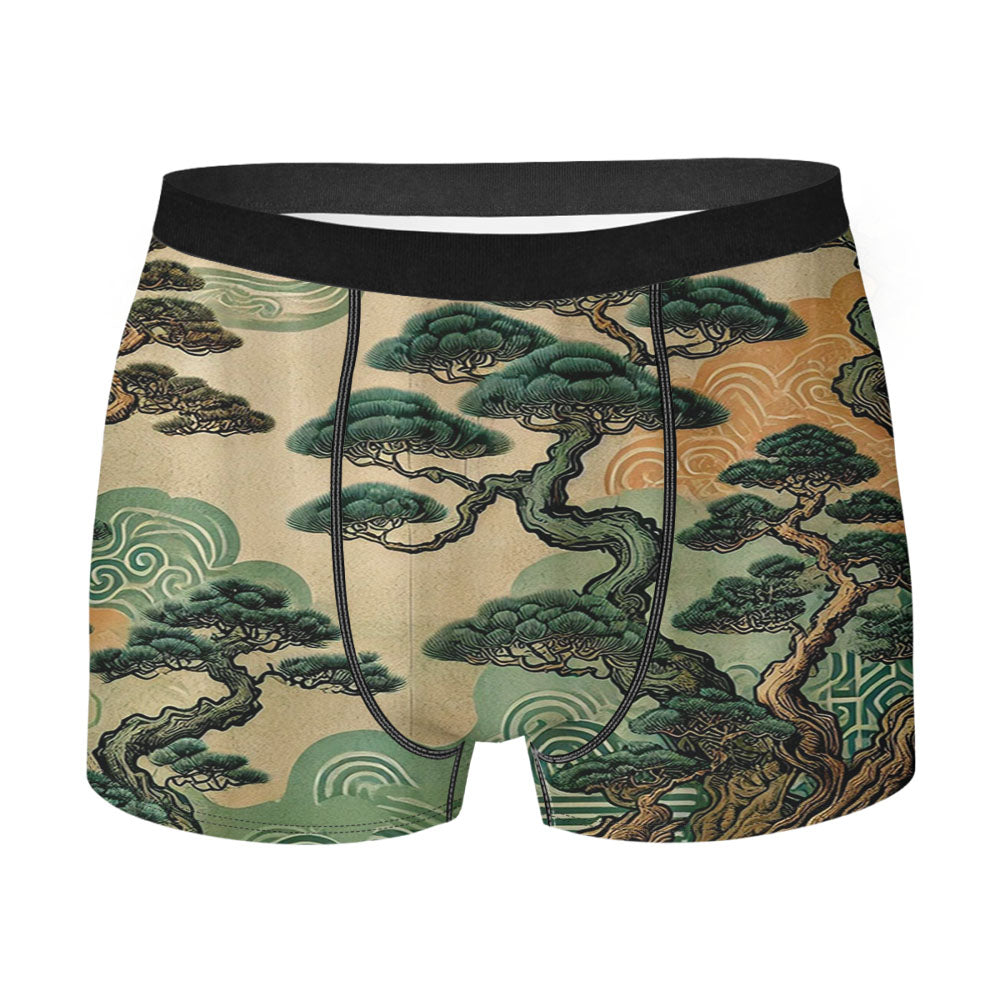 Japanese Pine Tree Men's Boxer Briefs