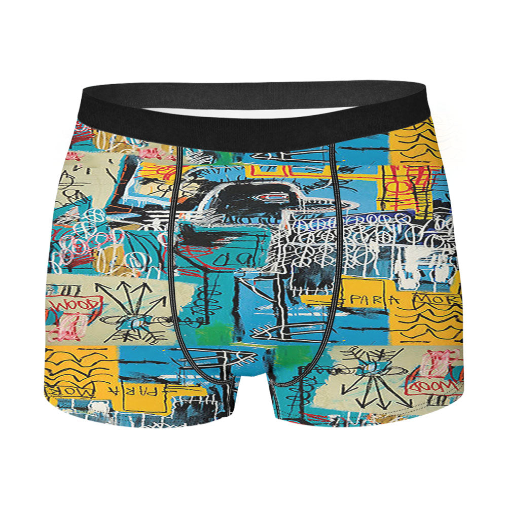 Jean Michel Basquiat 3 Men's Boxer Briefs