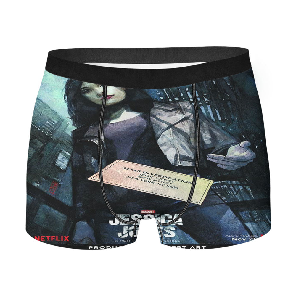 Jessica Jones Marvel Men's Boxer Briefs