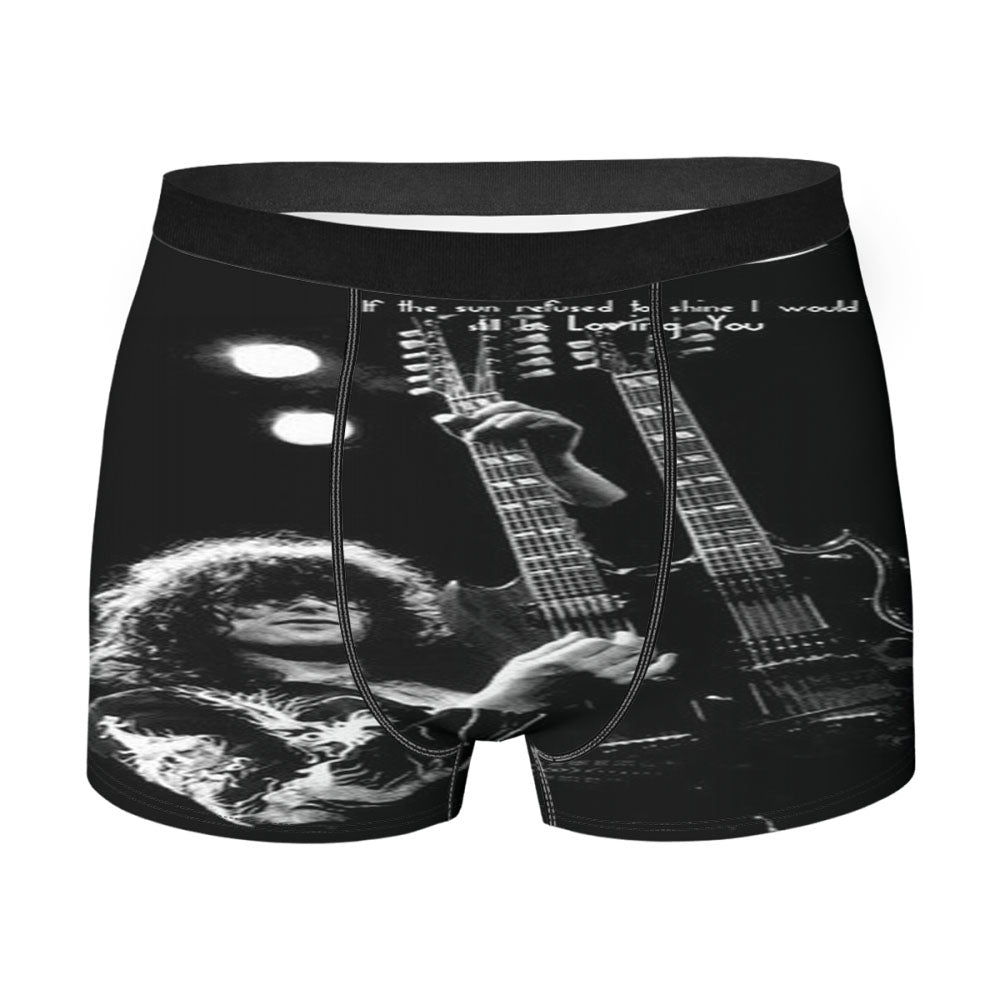 Jimmy Page Led Zeppelin 1 Men's Boxer Briefs