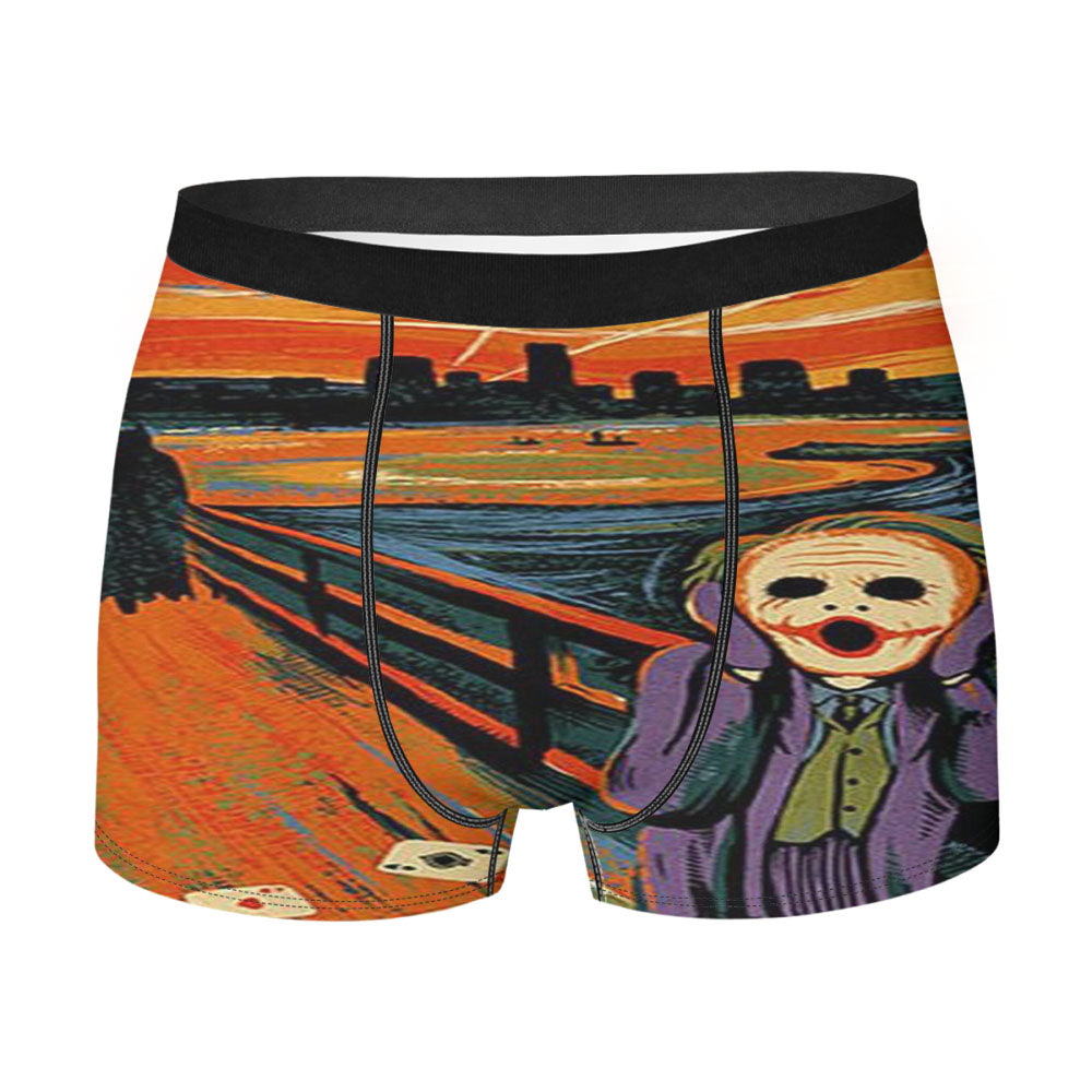 Joker And Batman Vangogh Style Men's Boxer Briefs