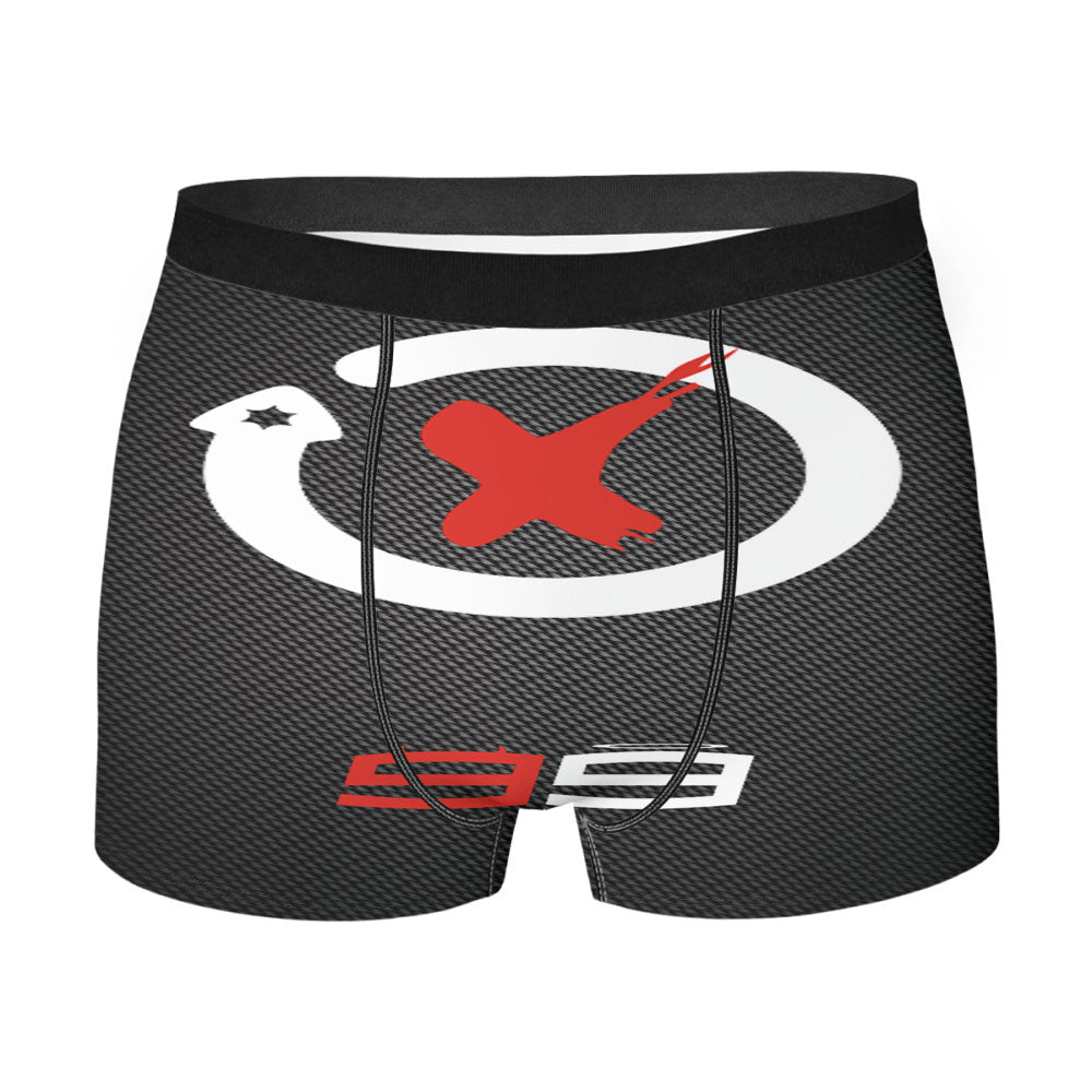Jorge Lorenzo 99 X-Fuera Carbon Motogp Men's Boxer Briefs