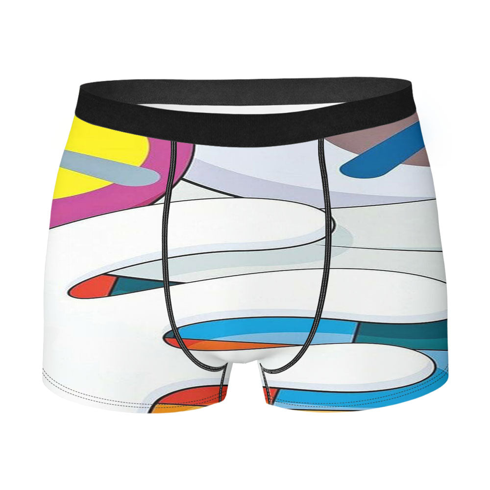Kaws Cartoon Art Men's Boxer Briefs