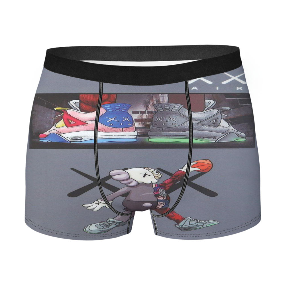Kaws Jump Air Wallpaper Men's Boxer Briefs