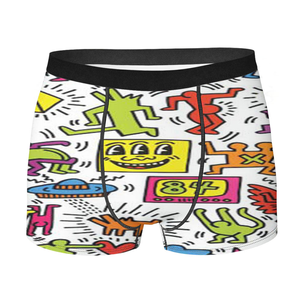 Keith Haring Tv 84 Men's Boxer Briefs