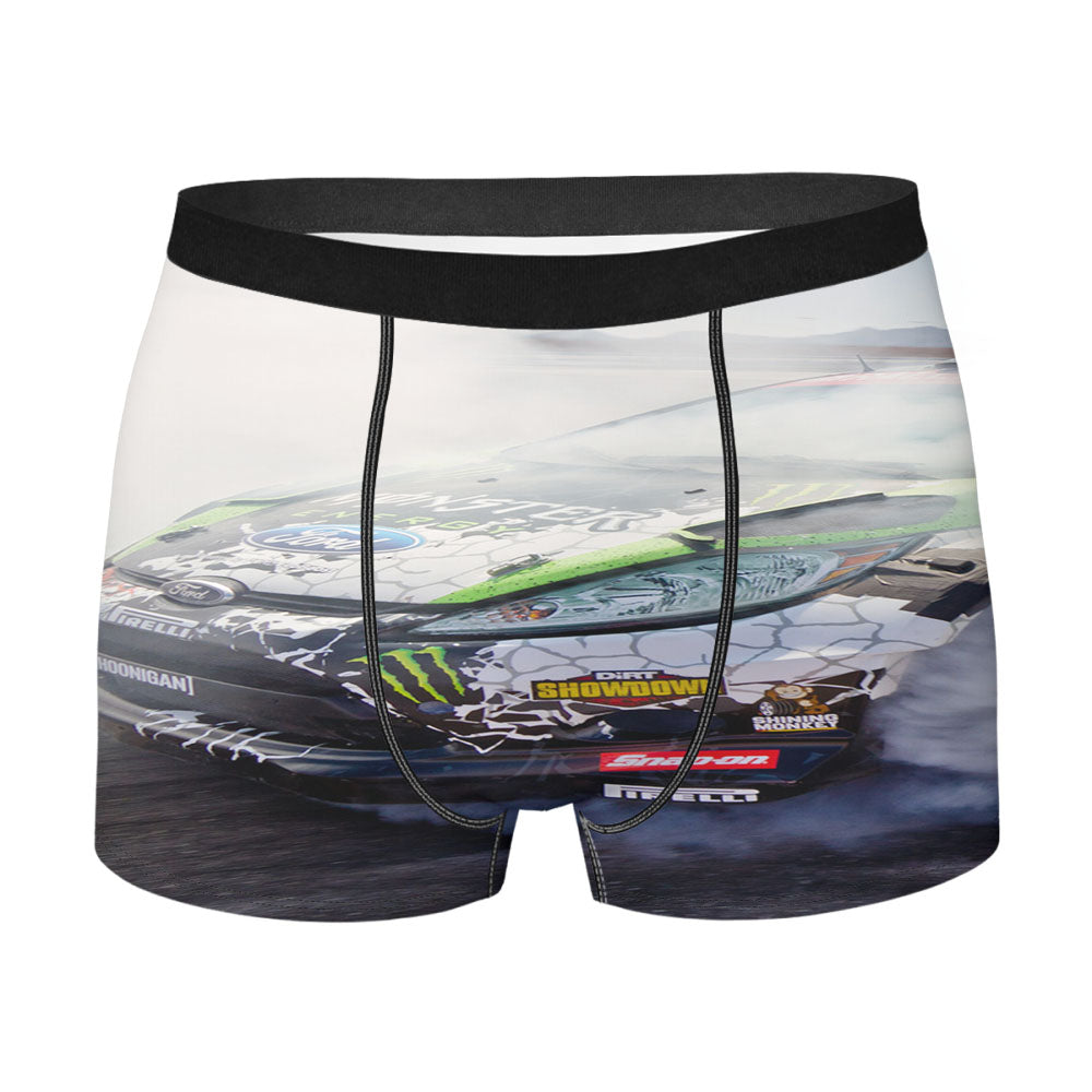 Ken Block Drifting Ford Car Men's Boxer Briefs