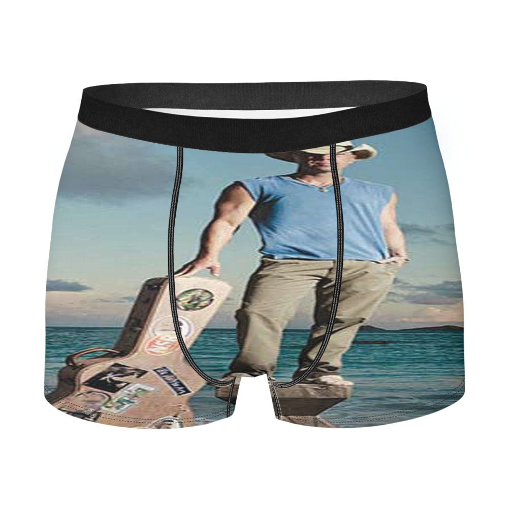 Kenny Chesney Guitar Case Men's Boxer Briefs
