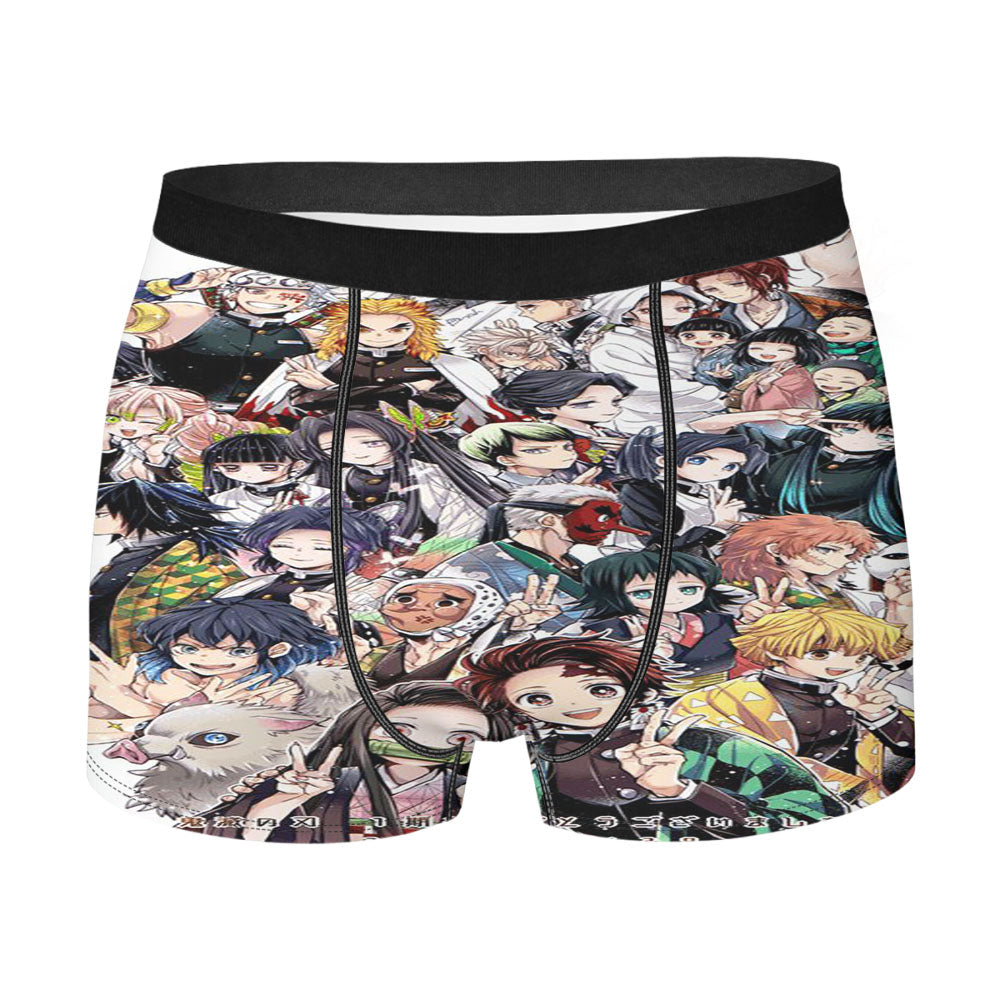 Kimetsu No Yaiba All Heroes Pattern Men's Boxer Briefs