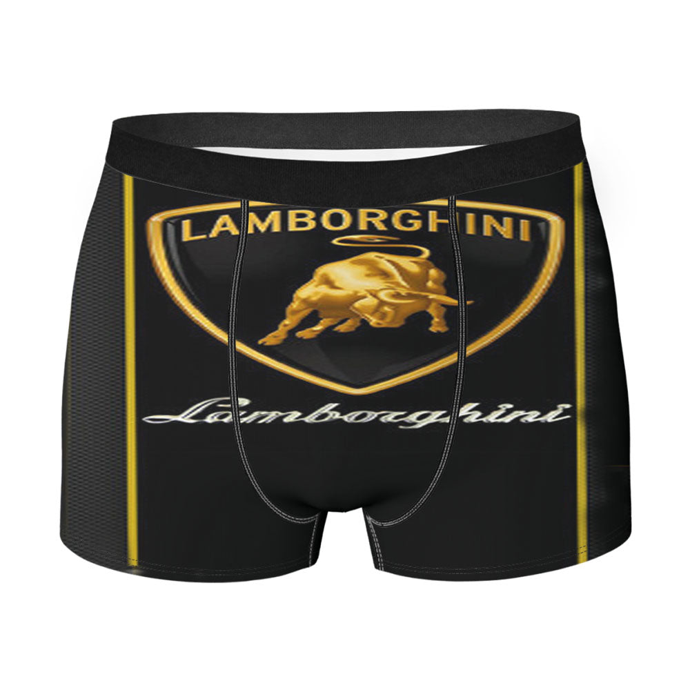 Lamborghini Emblem Logo Men's Boxer Briefs