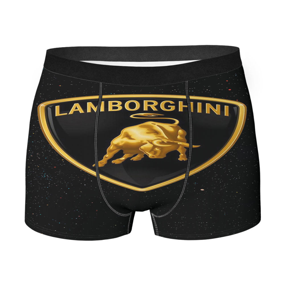 Lamborghini Gold Club Style Men's Boxer Briefs