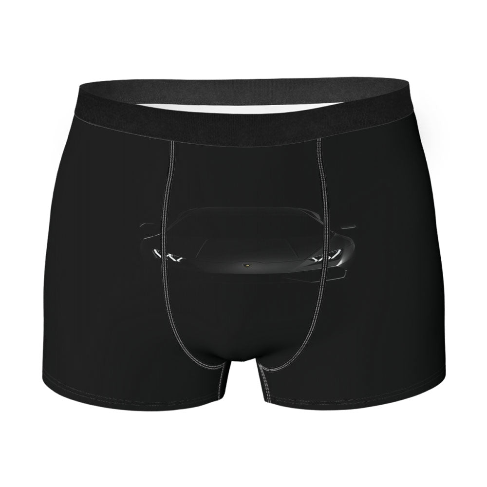 Lamborghini Huracan Black Dark Men's Boxer Briefs