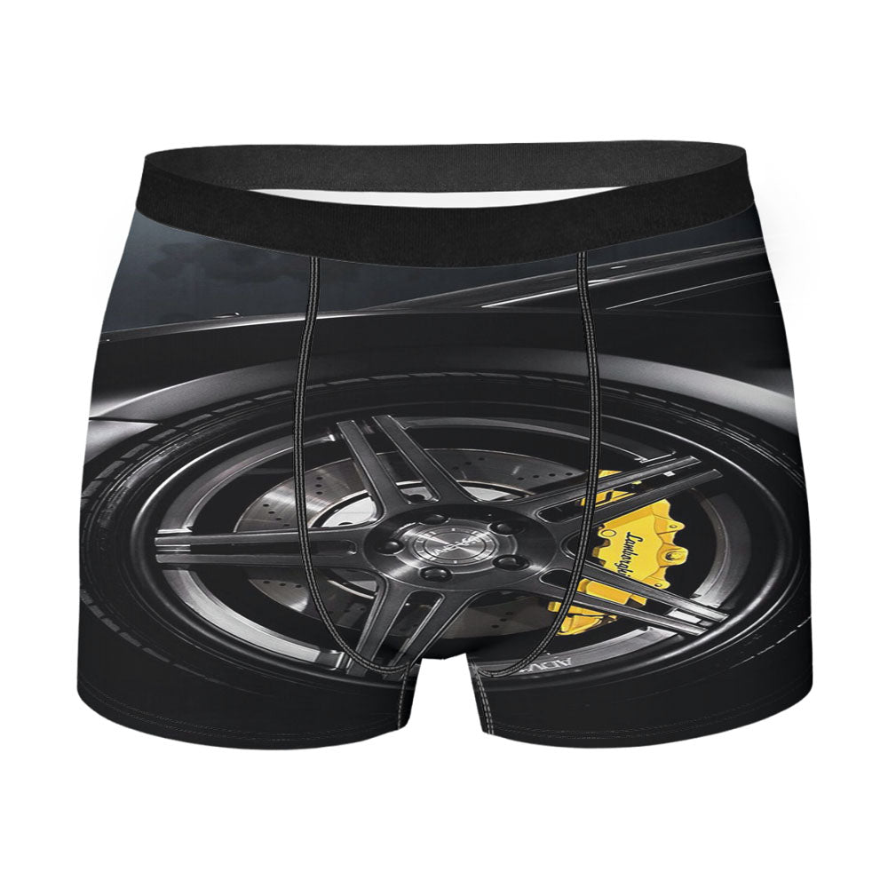 Lamborghini Tires Men's Boxer Briefs