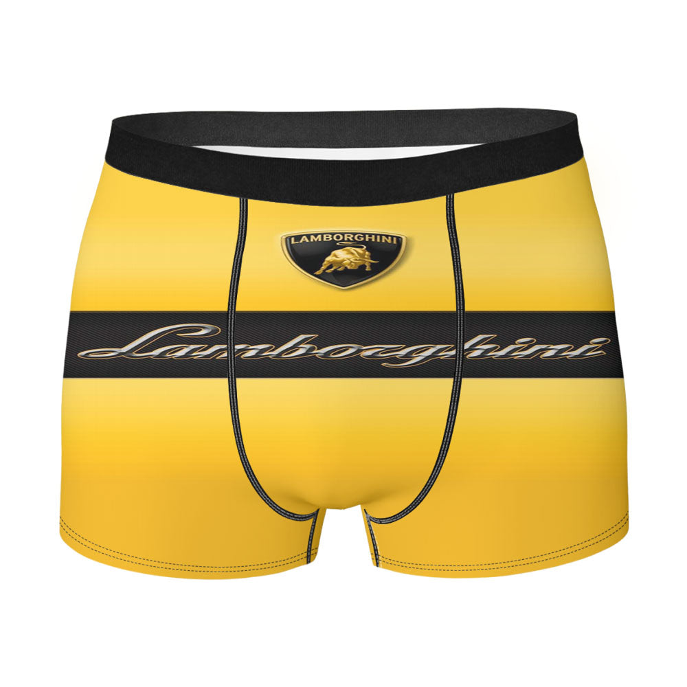 Lamborghini Yellow Wallpaper Men's Boxer Briefs