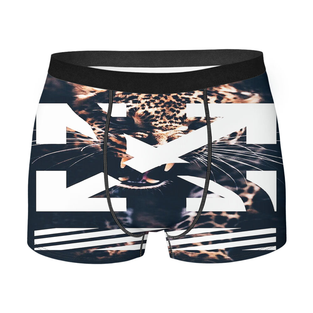 Leopard X Off White Men's Boxer Briefs